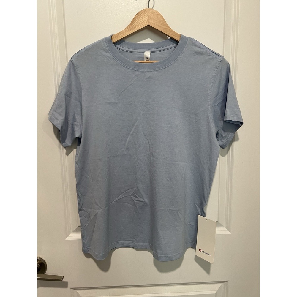 Lululemon All Yours Cotton Tee Size 2 NWT $58.00 BLEN